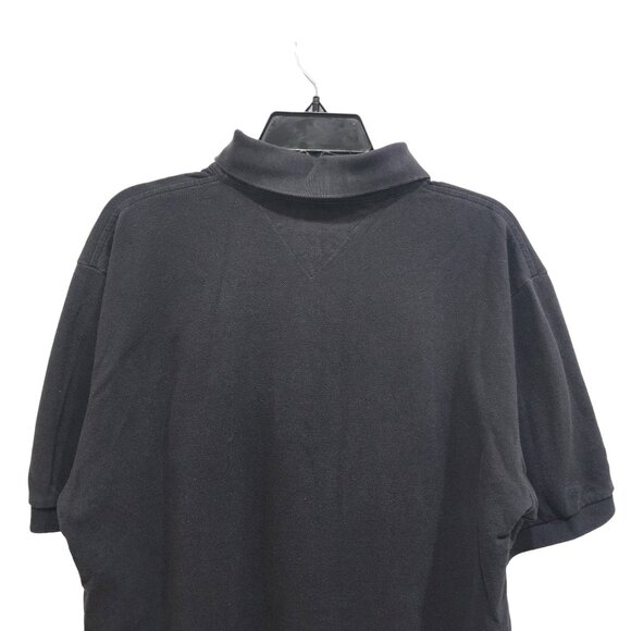 Tommy Hilfiger Men's Classic Fit Short Sleeve Polo Shirt Black Size XL - Picture 4 of 8